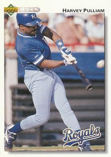 #457 Harvey Pulliam - Kansas City Royals - 1992 Upper Deck Baseball