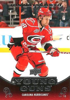 #458 Jonathan Matsumoto - Carolina Hurricanes - 2010-11 Upper Deck Hockey