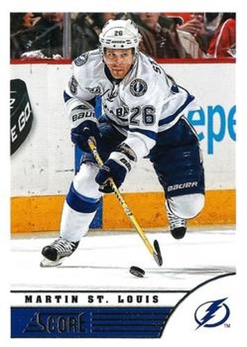 #458 Martin St. Louis - Tampa Bay Lightning - 2013-14 Score Hockey