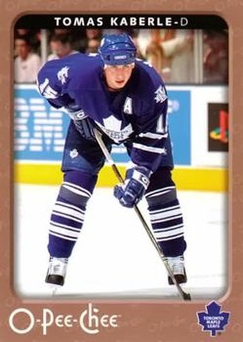 #458 Tomas Kaberle - Toronto Maple Leafs - 2006-07 O-Pee-Chee Hockey