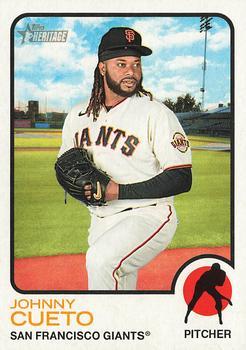 #458 Johnny Cueto - San Francisco Giants - 2022 Topps Heritage Baseball