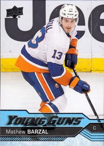 #458 Mathew Barzal - New York Islanders - 2016-17 Upper Deck Hockey