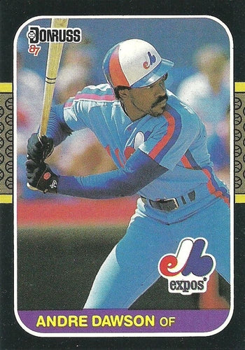 #458 Andre Dawson - Montreal Expos - 1987 Donruss Baseball