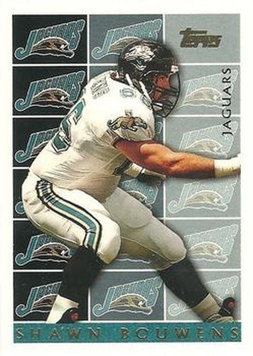 #458 Shawn Bouwens - Jacksonville Jaguars - 1995 Topps Football