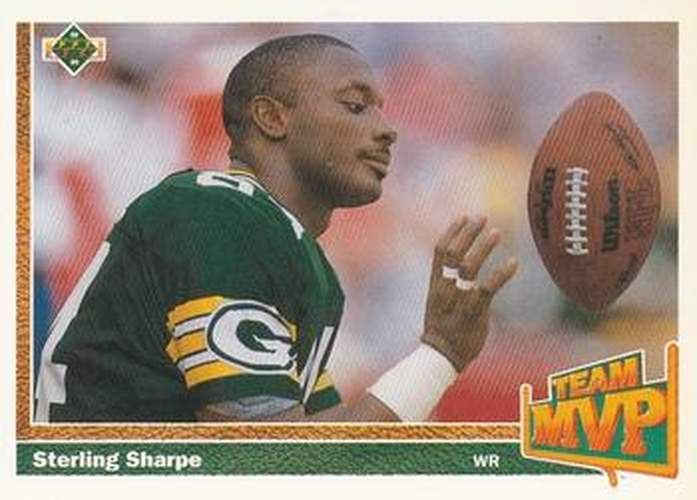 #459 Sterling Sharpe - Green Bay Packers - 1991 Upper Deck Football