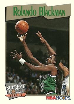 #459 Rolando Blackman - Dallas Mavericks - 1991-92 Hoops Basketball