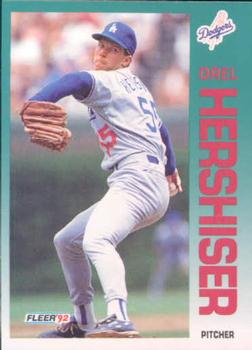 #459 Orel Hershiser - Los Angeles Dodgers - 1992 Fleer Baseball