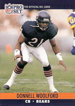 #459 Donnell Woolford - Chicago Bears - 1990 Pro Set Football