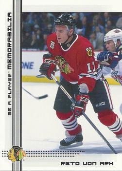 #459 Reto Von Arx - Chicago Blackhawks - 2000-01 Be a Player Memorabilia Hockey