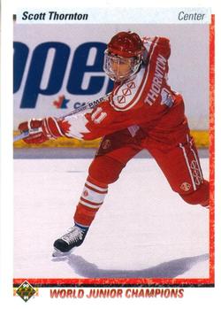 #459 Scott Thornton - Canada - 1990-91 Upper Deck Hockey