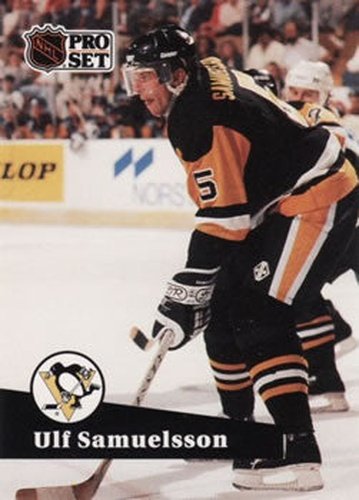 #459 Ulf Samuelsson - 1991-92 Pro Set Hockey
