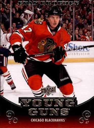 #459 Evan Brophey - Chicago Blackhawks - 2010-11 Upper Deck Hockey