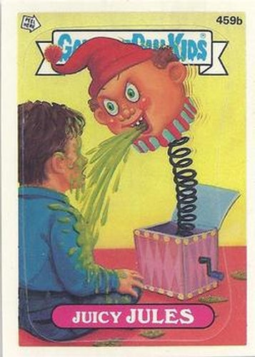 #459b Juicy Jules - 1987 Topps Garbage Pail Kids Series 11