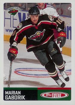 #45 Marian Gaborik - Minnesota Wild - 2002-03 Topps Total Hockey