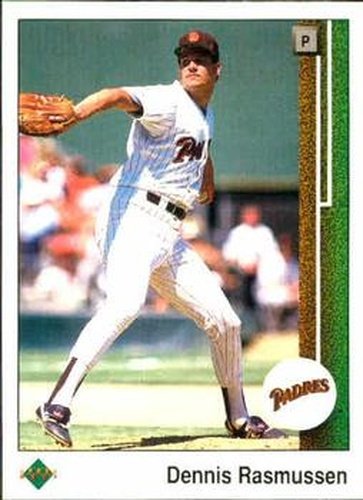 #645 Dennis Rasmussen - San Diego Padres - 1989 Upper Deck Baseball