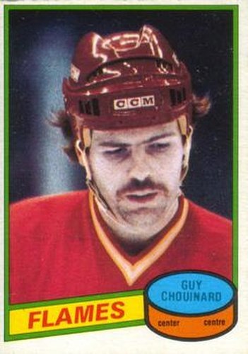 #45 Guy Chouinard - Calgary Flames - 1980-81 O-Pee-Chee Hockey