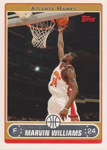 #45 Marvin Williams - Atlanta Hawks - 2006-07 Topps Basketball
