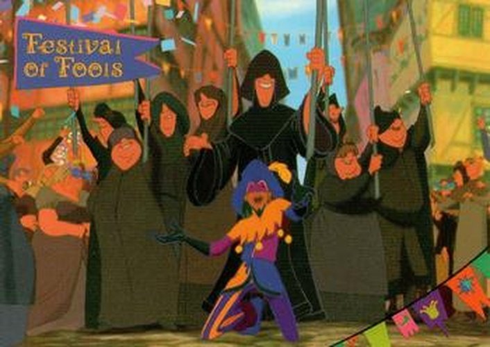 #45 Clopin the colorful gypsy puppete - 1996 Skybox Hunchback of Notre Dame