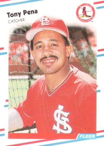 #45 Tony Pena - St. Louis Cardinals - 1988 Fleer Baseball