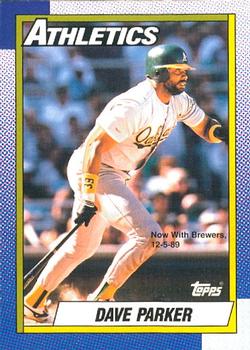 #45 Dave Parker - Milwaukee Brewers - 1990 O-Pee-Chee Baseball