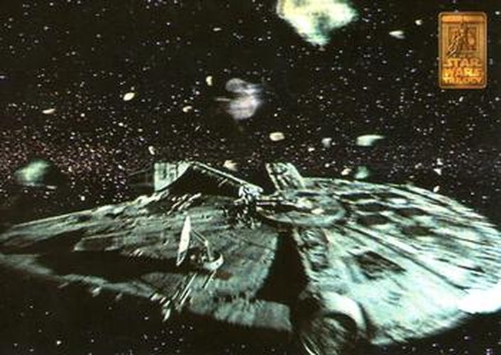 #45 Falcon entering asteroid field - 1997 Merlin Star Wars Special Edition