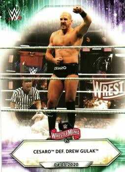 #45 Cesaro def. Drew Gulak - 2021 Topps WWE Wrestling