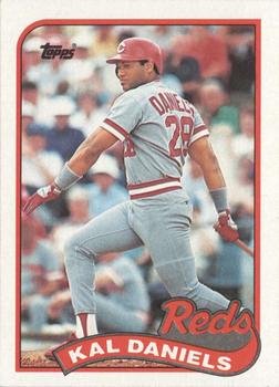 #45 Kal Daniels - Cincinnati Reds - 1989 Topps Baseball