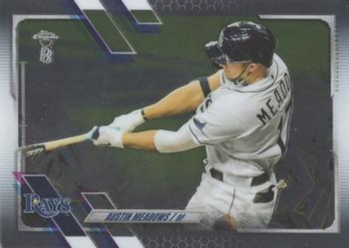 #45 Austin Meadows - Tampa Bay Rays - 2021 Topps Chrome Ben Baller Edition Baseball