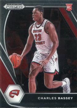 #45 Charles Bassey - Western Kentucky Hilltoppers - 2021 Panini Prizm Collegiate Draft Picks Basketball