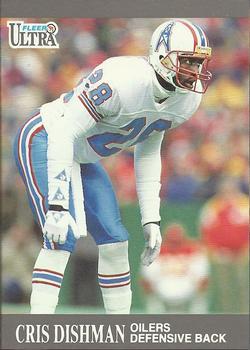 #45 Cris Dishman - Houston Oilers - 1991 Ultra Football