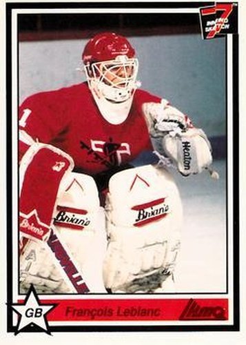 #45 Francois Leblanc - Laval Titan - 1990-91 7th Inning Sketch QMJHL Hockey