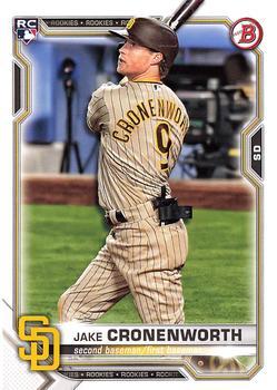 #45 Jake Cronenworth - San Diego Padres - 2021 Bowman Baseball