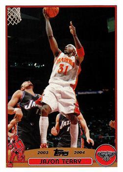#45 Jason Terry Atlanta Hawks 2003-04 Topps Basketball
