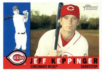 #45 Jeff Keppinger - Cincinnati Reds - 2009 Topps Heritage Baseball