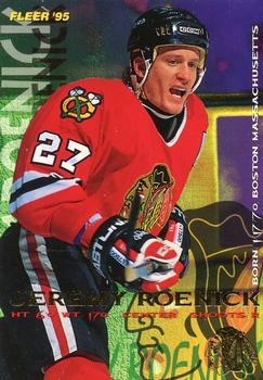 #45 Jeremy Roenick - Chicago Blackhawks - 1994-95 Fleer Hockey