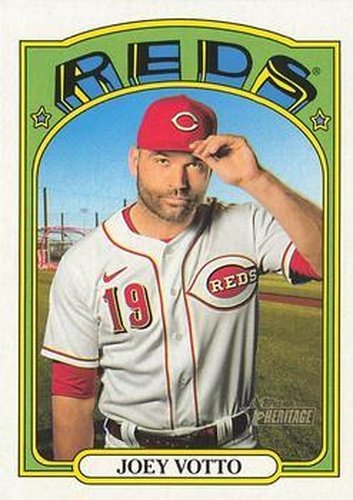 #45 Joey Votto - Cincinnati Reds - 2021 Topps Heritage Baseball