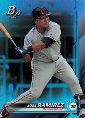 #45 Jose Ramirez - Cleveland Indians - 2019 Bowman Platinum Baseball