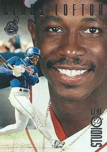 #45 Kenny Lofton - Cleveland Indians - 1996 Studio Baseball