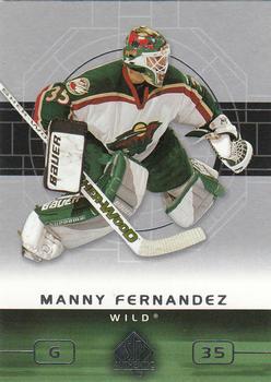 #45 Manny Fernandez - Minnesota Wild - 2002-03 SP Authentic Hockey