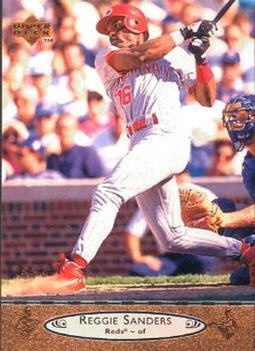 #45 Reggie Sanders - Cincinnati Reds - 1996 Upper Deck Baseball
