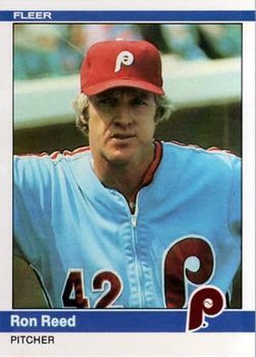 #45 Ron Reed - Philadelphia Phillies - 1984 Fleer Baseball