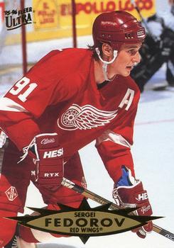 #45 Sergei Fedorov - Detroit Red Wings - 1995-96 Ultra Hockey
