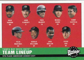 #45 Tampa Bay Devil Rays - Tampa Bay Devil Rays - 2001 Upper Deck Vintage Baseball