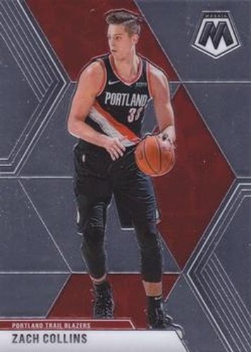 #45 Zach Collins - Portland Trail Blazers - 2019-20 Panini Mosaic Basketball