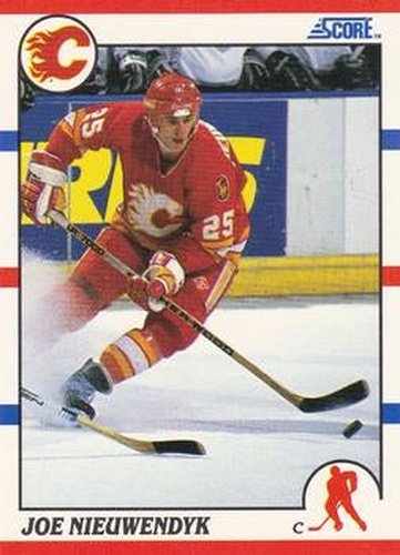 #45 Joe Nieuwendyk - Calgary Flames - 1990-91 Score Hottest and Rising Stars Hockey