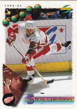 #45 Steve Chiasson - Detroit Red Wings - 1994-95 Score Hockey
