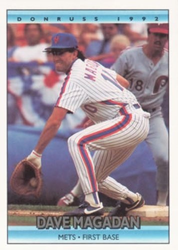 #45 Dave Magadan - New York Mets - 1992 Donruss Baseball