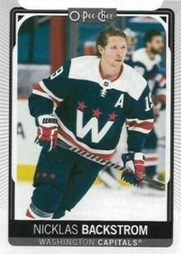 #45b Nicklas Backstrom - Special Jersey - Washington Capitals - 2021-22 O-Pee-Chee Hockey
