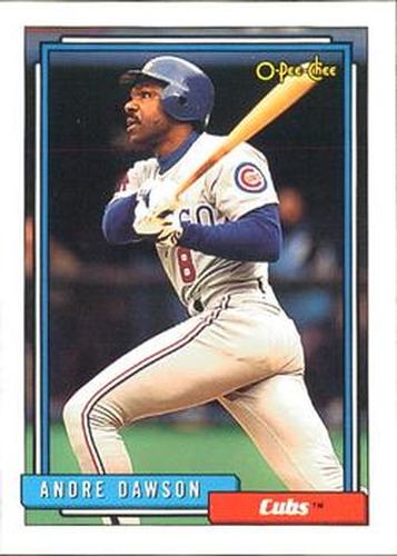 #460 Andre Dawson - Chicago Cubs - 1992 O-Pee-Chee Baseball
