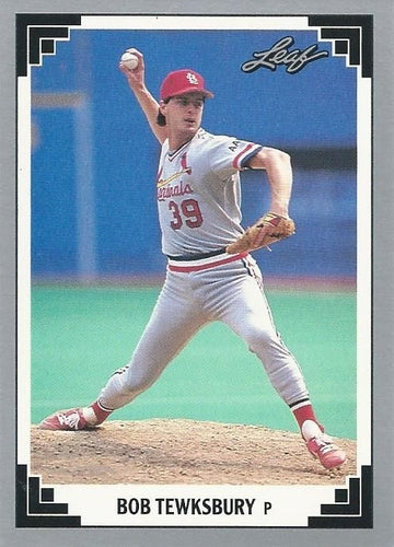 #460 Bob Tewksbury - St. Louis Cardinals - 1991 Leaf Baseball